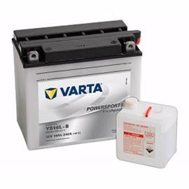 Varta 519 011 019 MC batteri 12 volt 19Ah (+pol til høyre)